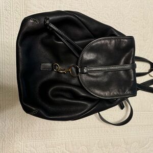 Coach leather mini backpack